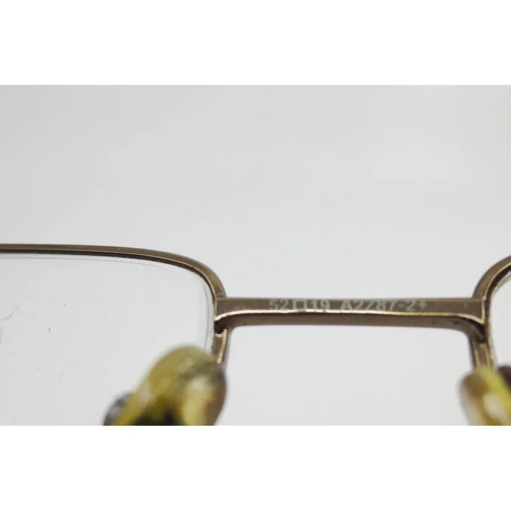 Hilco SG302 BRNZ Bronze Metal Rectangular Safety Glasses Frames 52-19-140